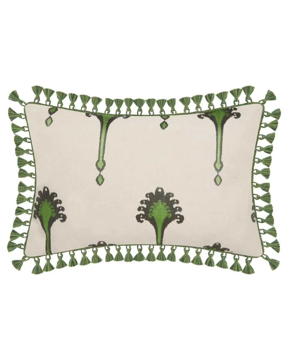 Kasbah Double Sided Cushion - Emerald