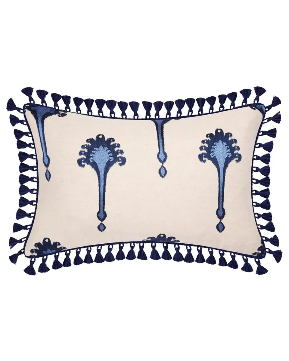Kasbah Double Sided Cushion - Navy