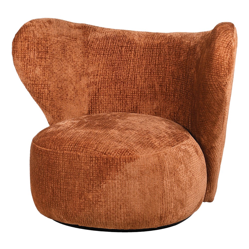 Burnt Orange Wing Chair