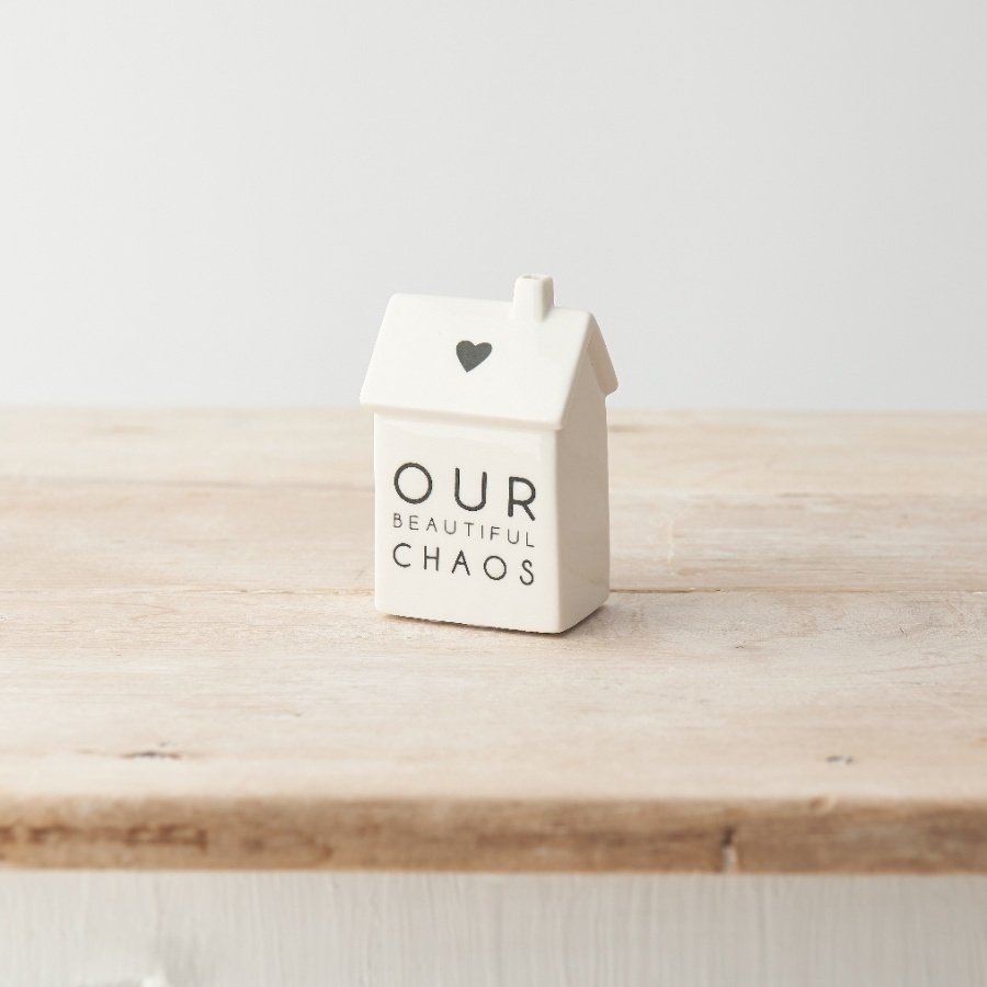 Porcelain House Ornament - Our Beautiful Chaos