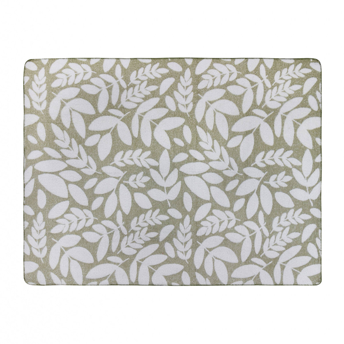 Green Botanical Throw