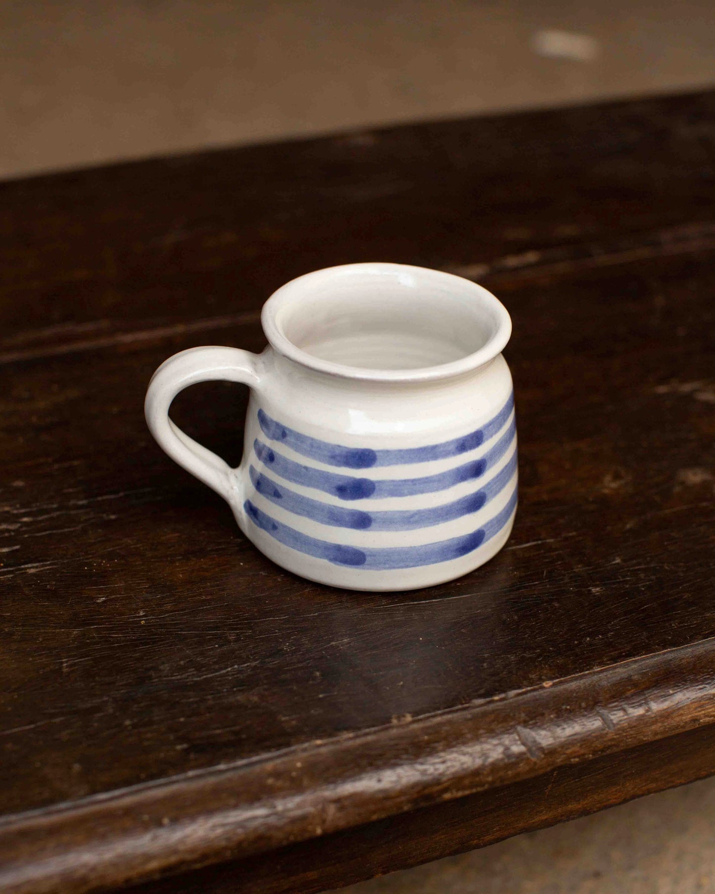 Handmade Mug - Blue Stripe