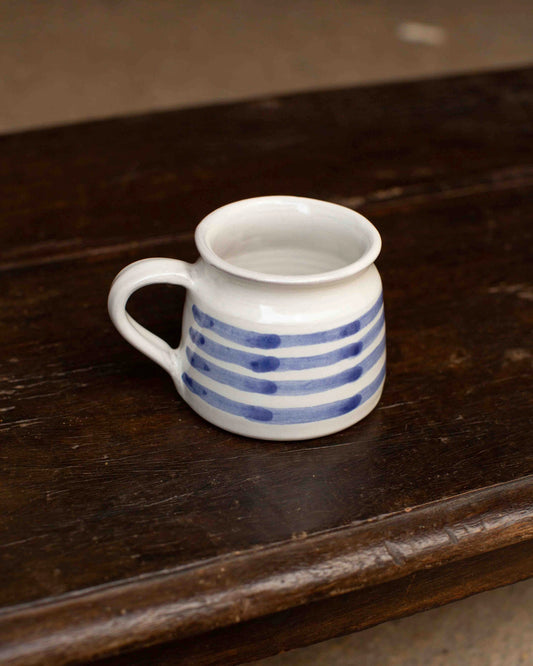 Handmade Mug - Blue Stripe