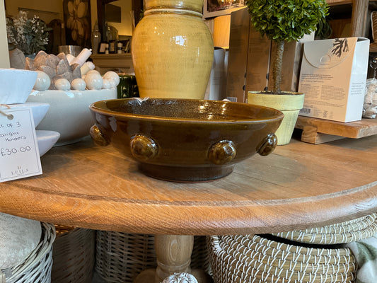 Terracotta Bubble Bowl