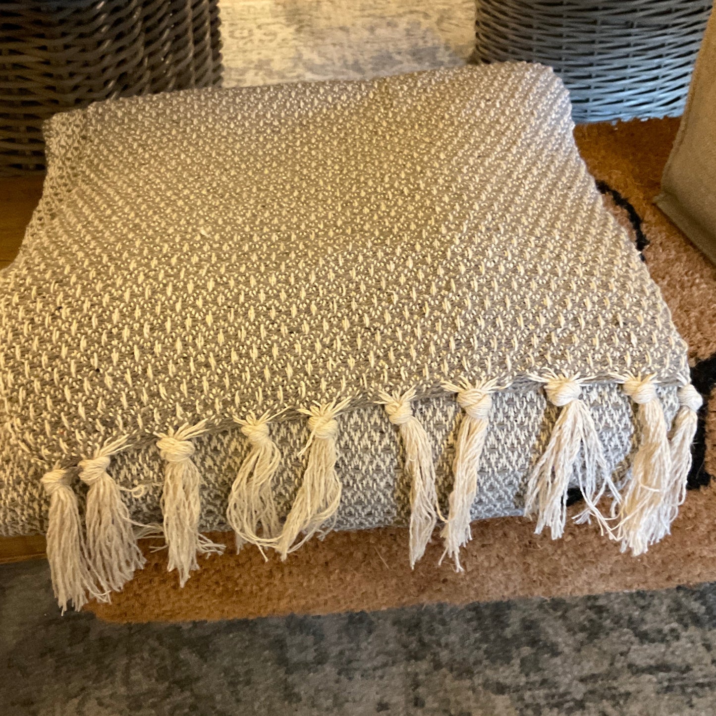 Darling Grey Throw