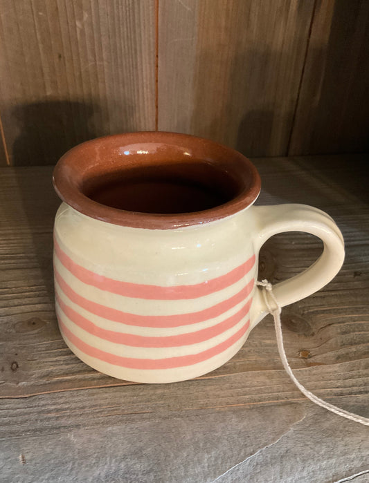 Handmade Mug - Red Stripe