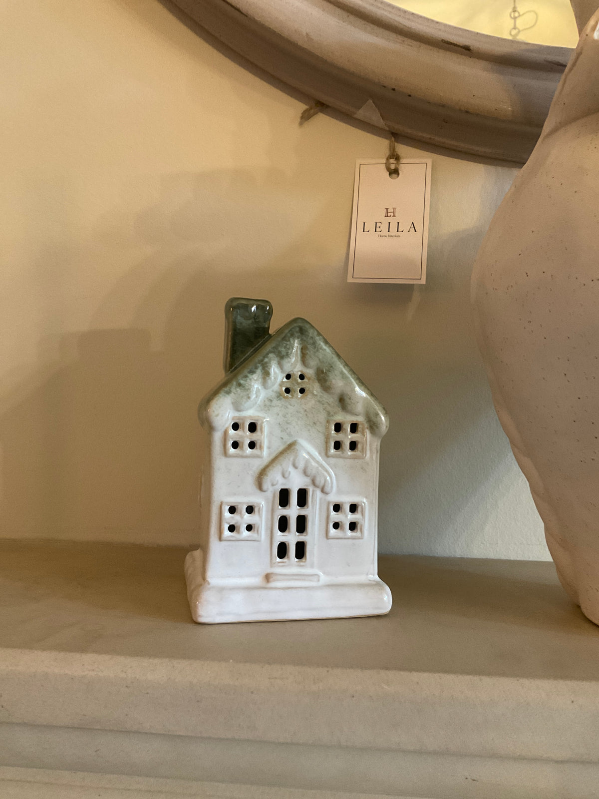 Frosted Fern Lit Cottage