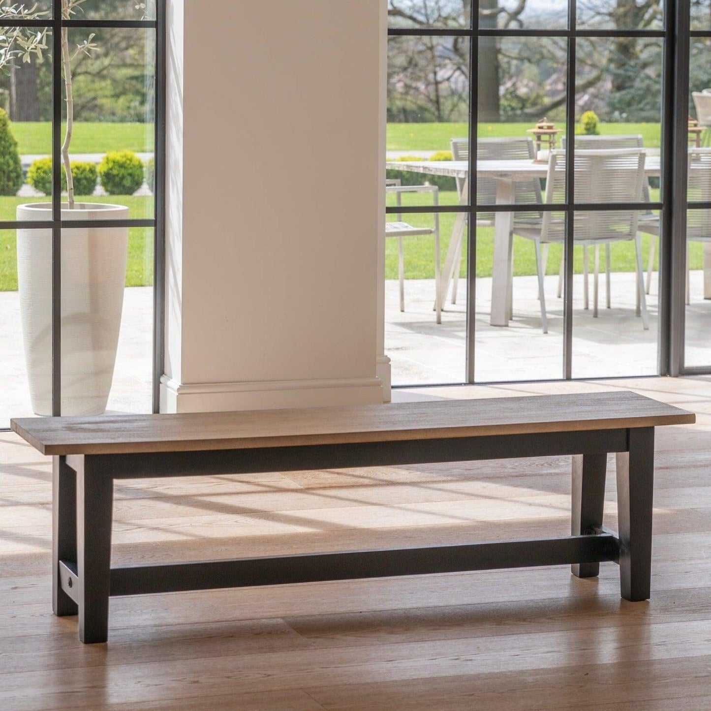 3 Seater Mango Wood Dining Bench