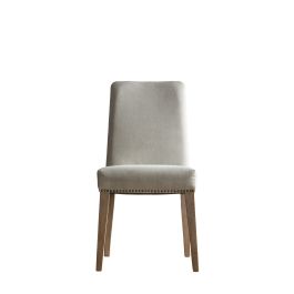 Rex Dining Chair Cement Linen (2pk)