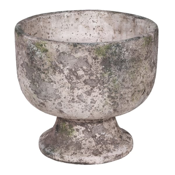 Small Distressed Footed Planter